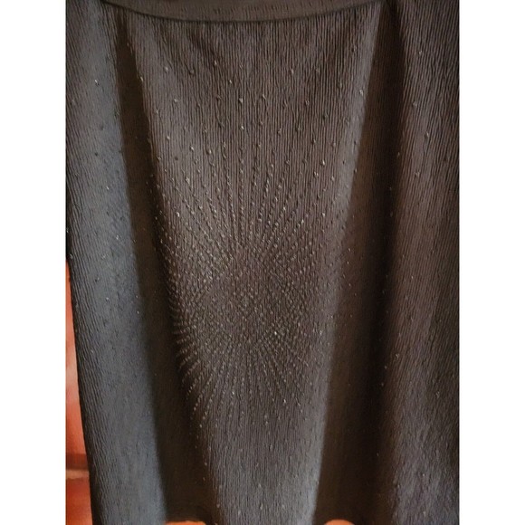 Pacific Palm Black Beaded Top Size XL Women's Black Shirt Loose Fit Blouse - Picture 2 of 5